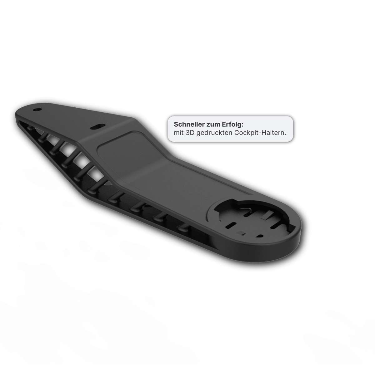 3D-gedruckte Cockpit-Halterung